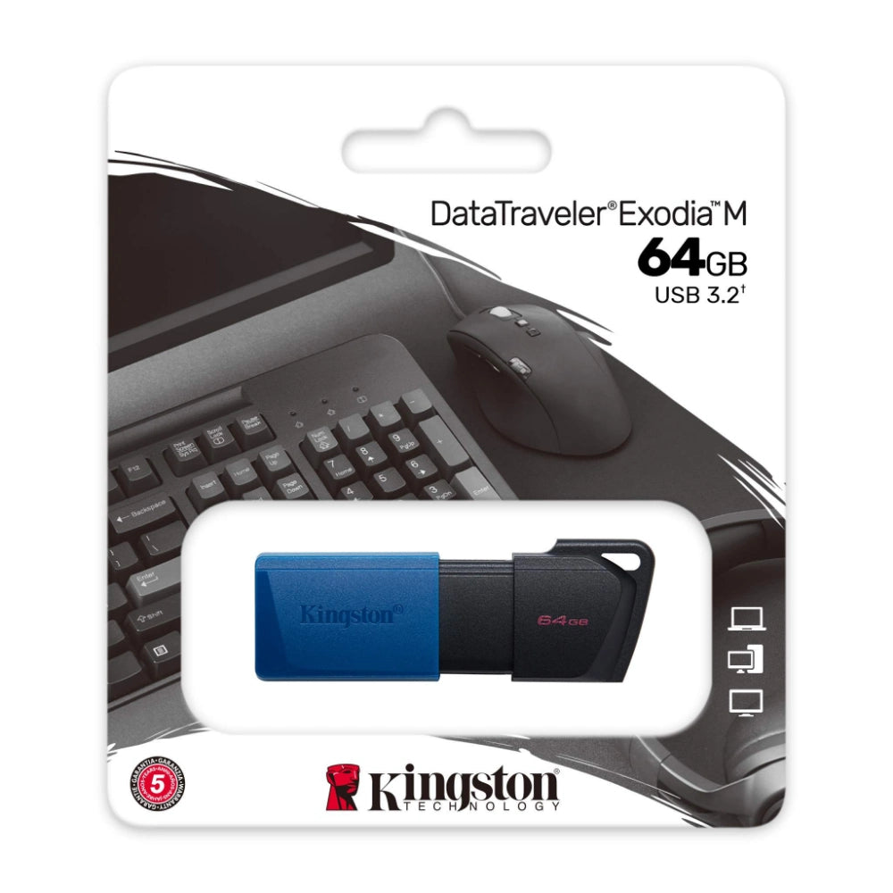 Memoria Usb Kingston 64GB 3.2 Gen 1 DataTraveler Exodia M