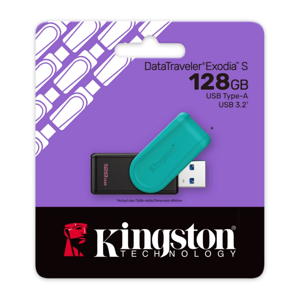 Memoria Usb Kingston 128GB 3.2 DataTraveler Exodia S