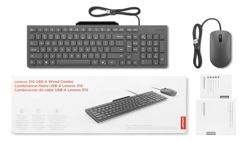 Combo teclado y ratón Usb A Lenovo 310