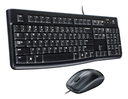 Combo Ratón y teclado Logitech Mk120 Usb