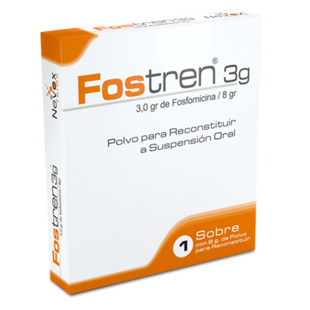 Fostren 3 g Caja x 1 Sobre ( Fosfomicina )