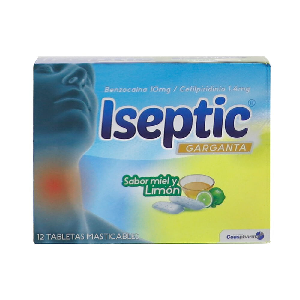 ISEPTIC GARGANTA MIEL Y LIMON SKU153459