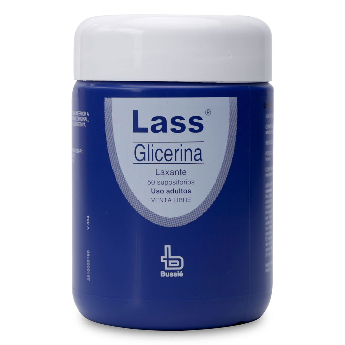 Lass Adultos Glicerina Bussié Caja x 50 Supositorios