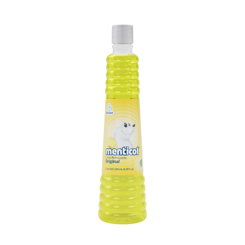 Loción Menticol Amarillo Botella x 130 ml