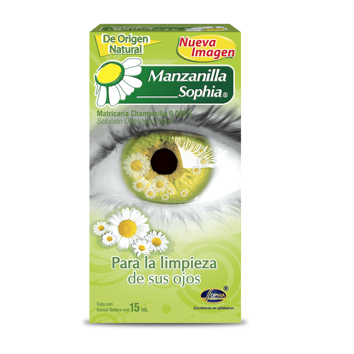 Manzanilla Solución Oftálmica Sophia Frasco x 15 ml