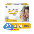 Pañales Winny Ultratrim Sec Etapa 2 x 30 und