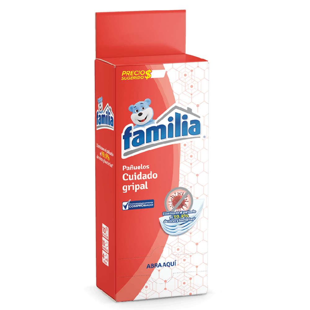 PAÑUELOS FAMILIA CUIDADO GRIPAL SKU46374