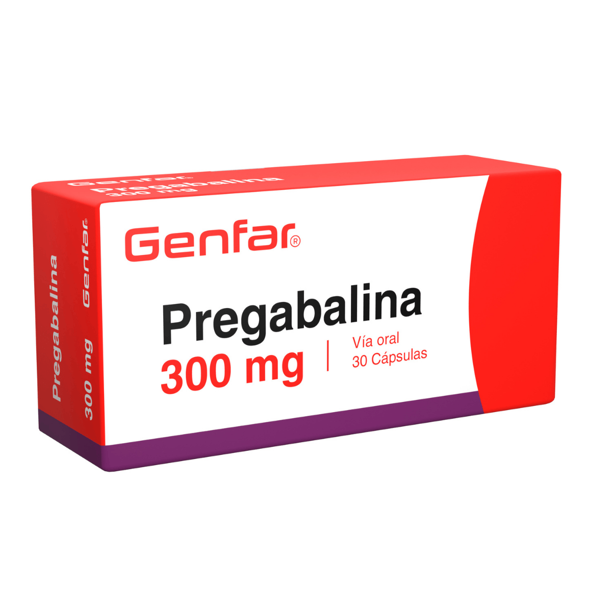 Pregabalina Genfar 300 mg Caja x 30 Cápsulas