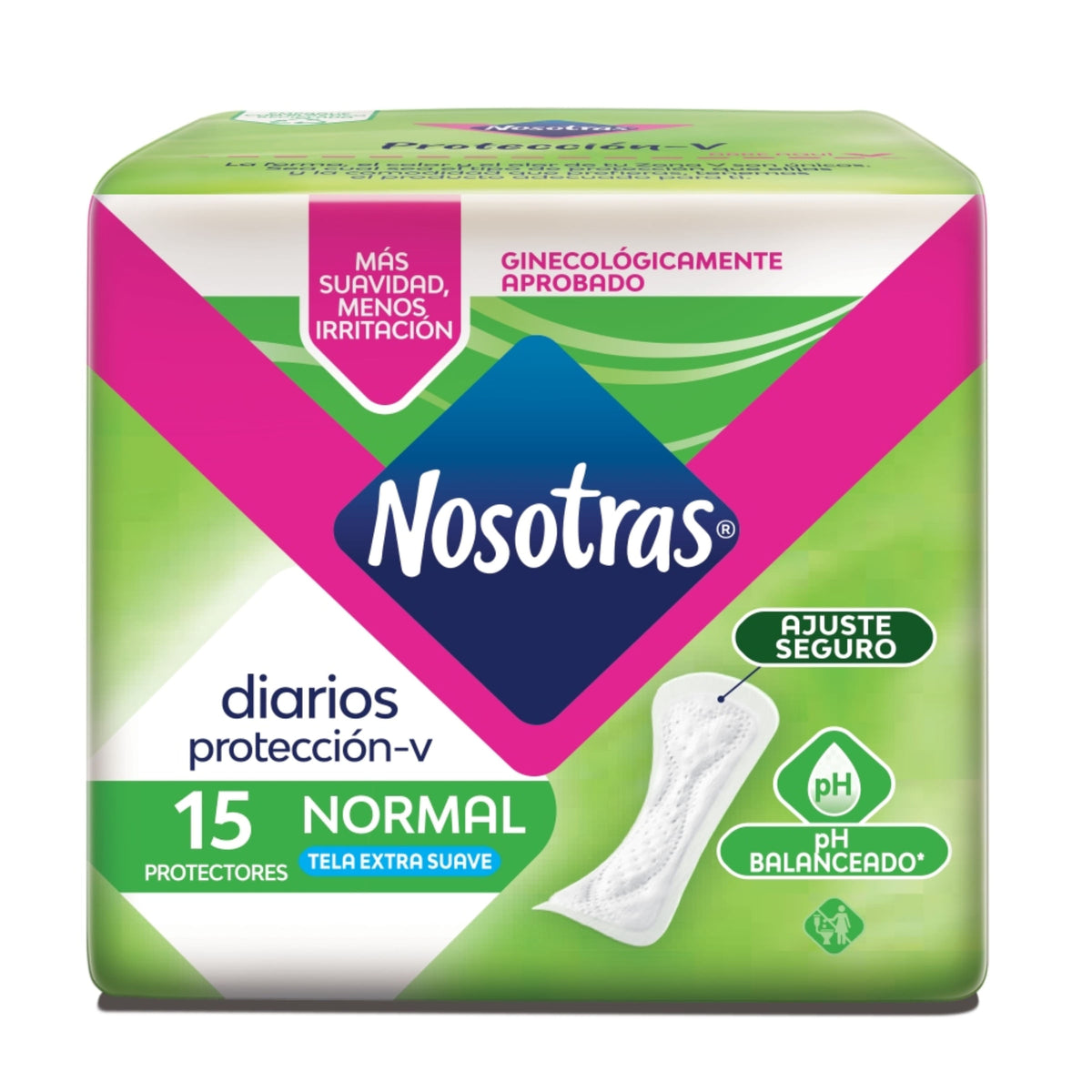 Protectores Nosotras Diarios Normal x 15 Und