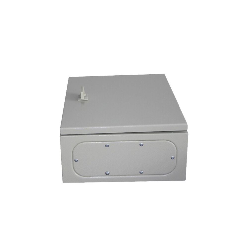 Gabinete de Acero IP66 con Placa Trasera Interior y Compuerta Inferior Atornillable (Incluye Chapa y Llave)