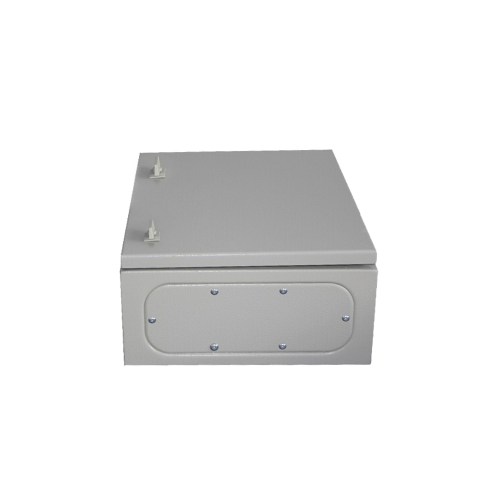 Gabinete de Acero IP66 Placa Trasera Interior + Compuerta Inferior Atornillable (Incluye Chapa y Llave)