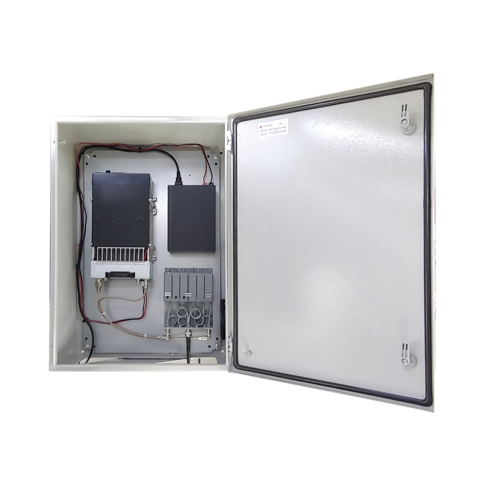 Gabinete de Acero IP66 Placa Trasera Interior + Compuerta Inferior Atornillable (Incluye Chapa y Llave)
