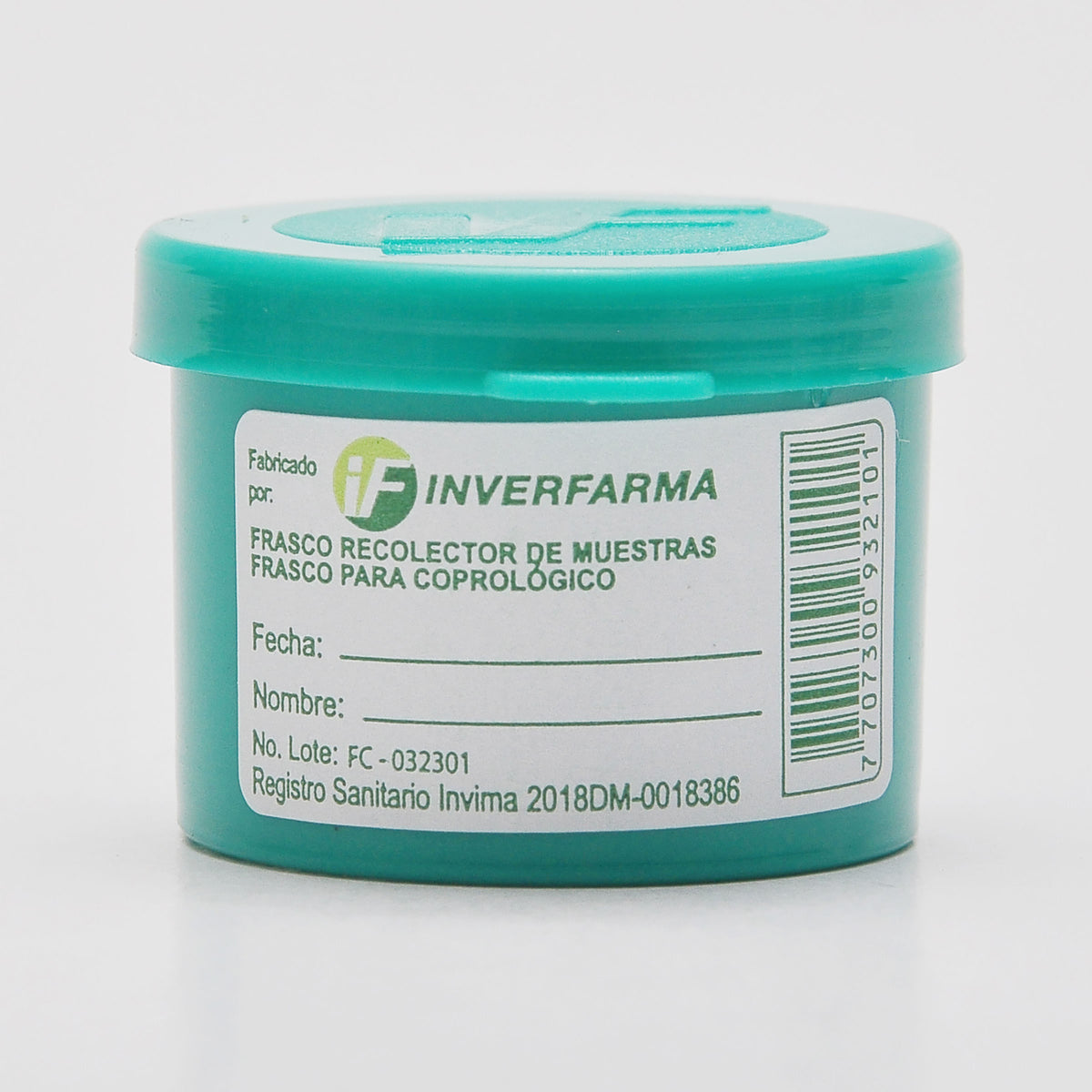 RECOLECTOR COPROLOGICO INVERFARMA SKU18423