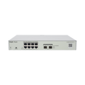 Switch Admin PoE Capa 2 + 8 Puertos Gigabit PoE + 2 SFP Fibra 1Gb