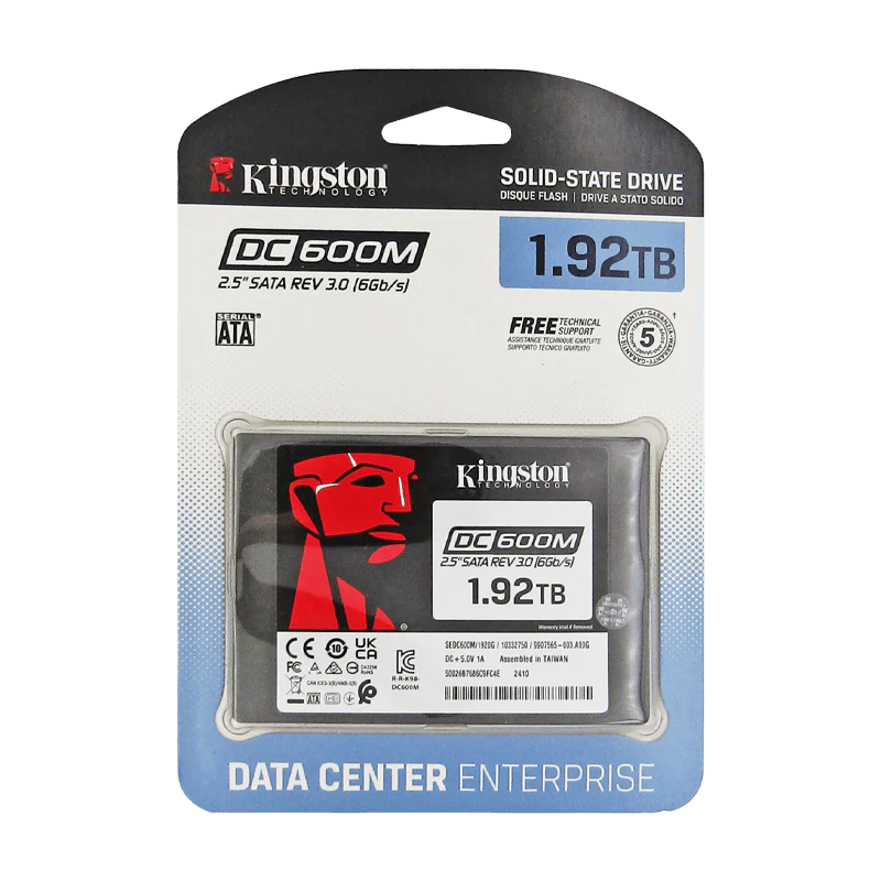 Disco SSD Para servidor Kingston 1920GB SEDC600M