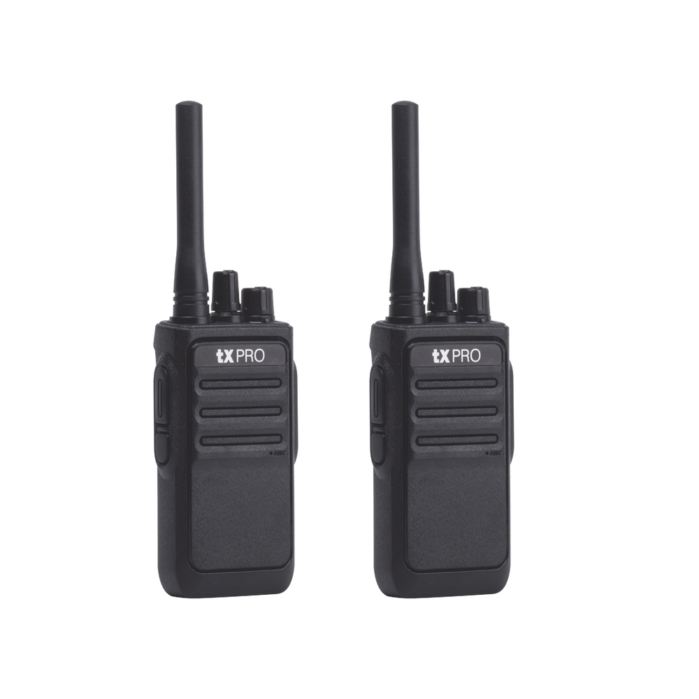 Par de radios Análogos UHF 400-470 MHz 2 watts de potencia