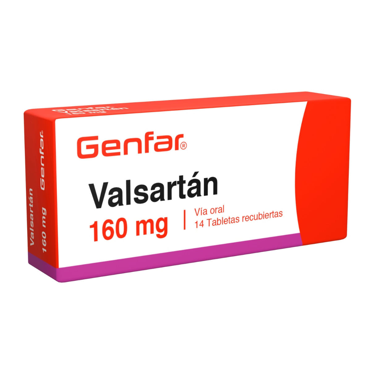 Valsartan 160 mg Genfar Caja x 14 Tabletas
