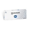 Hidroclorotiazida 25 mg MK Caja x 30 Tabletas