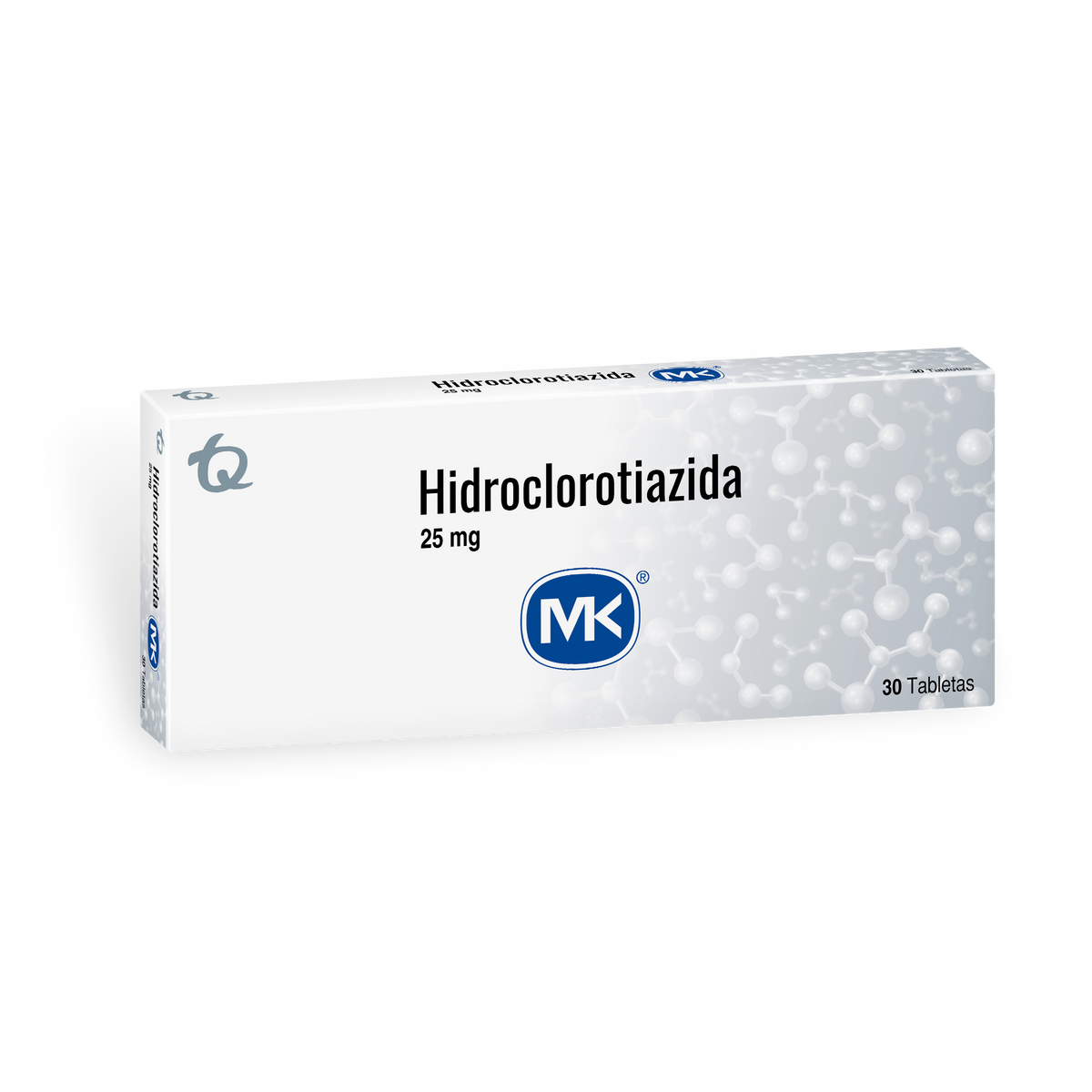 Hidroclorotiazida 25 mg MK Caja x 30 Tabletas