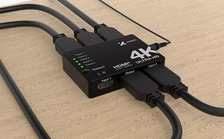 Switch HDMI 5 puertos