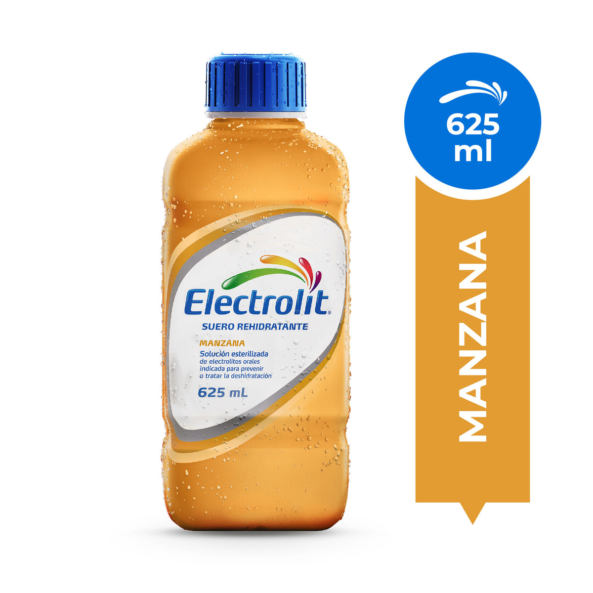 Electrolit Suero Hidratante Manzana Frasco x 625 ml