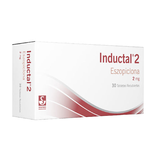 Inductal 2 Eszopiclona 2 mg Siegfried Caja x 30 Tabletas