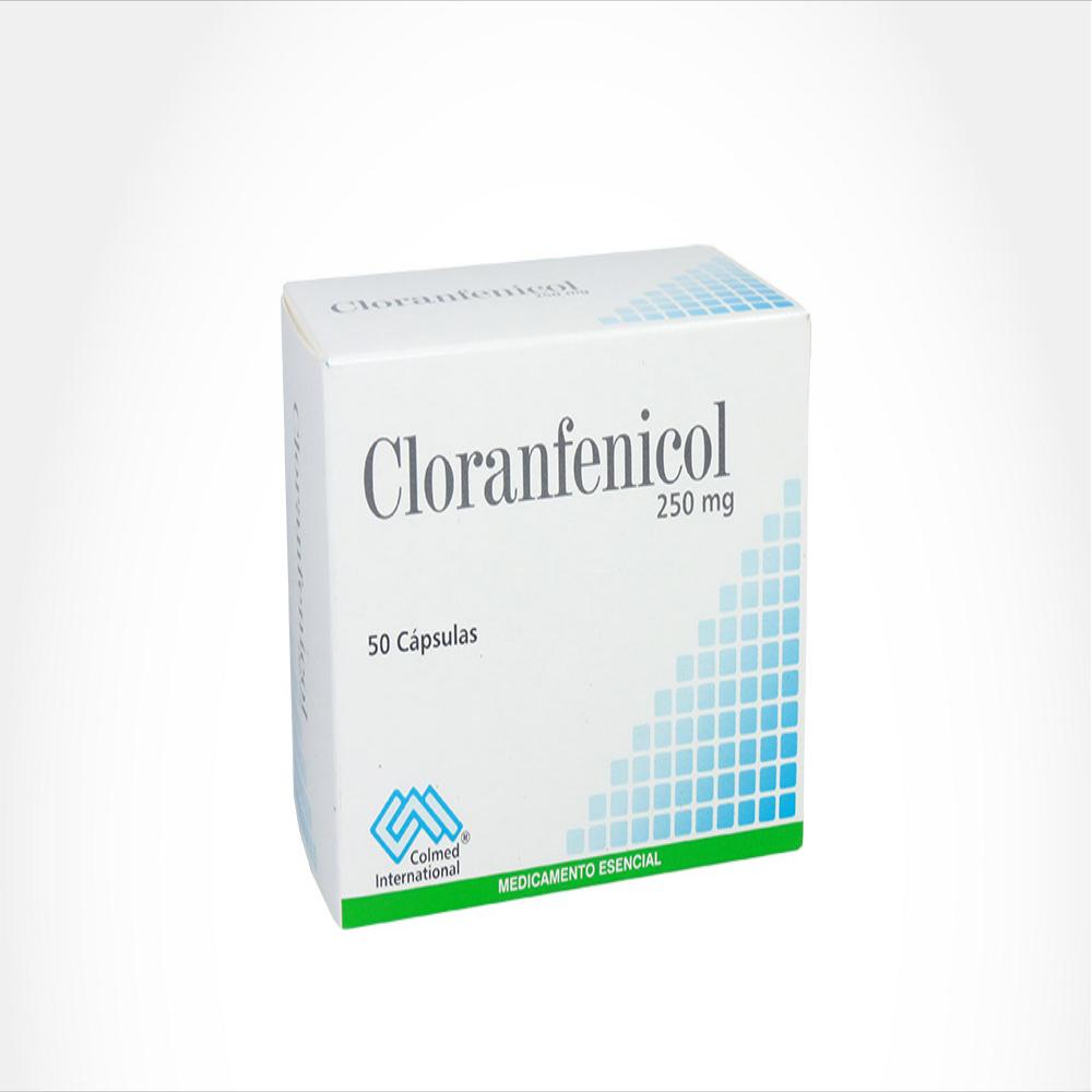 Cloranfenicol 250 mg Colmed Caja x 50 Cápsulas