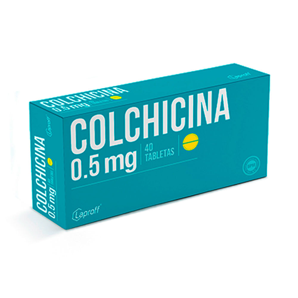 Colchicina Laproff 0.5 mg Caja x 40 Tabletas