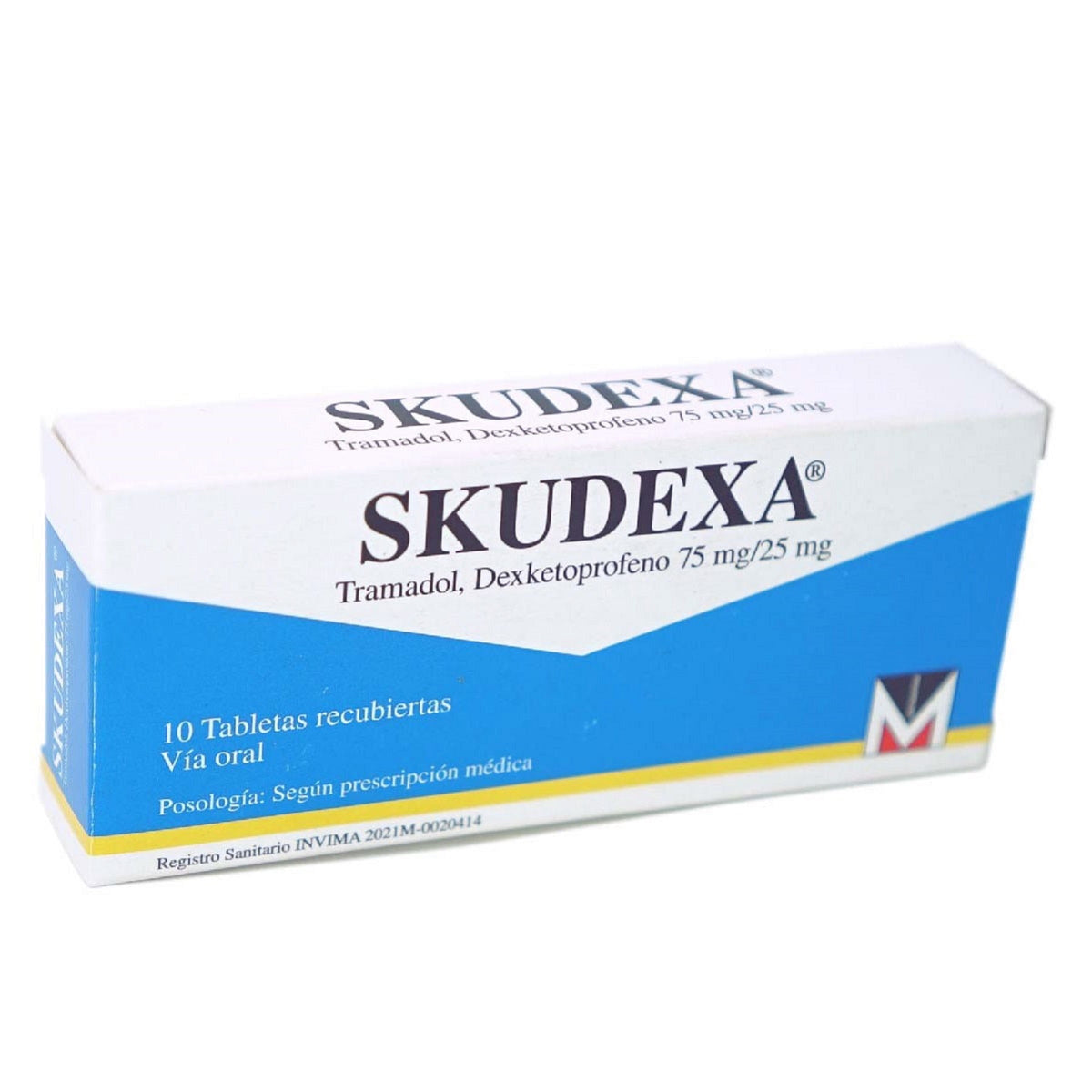 Skudexa Tramadol + Dexketroprofeno 75mg/25mg Menarini Caja x 10 Tabletas
