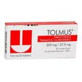 Tolmus Acetaminofén + Tramadol 325mg/37.5mg Tecnofarma Caja x 20 Comprimidos