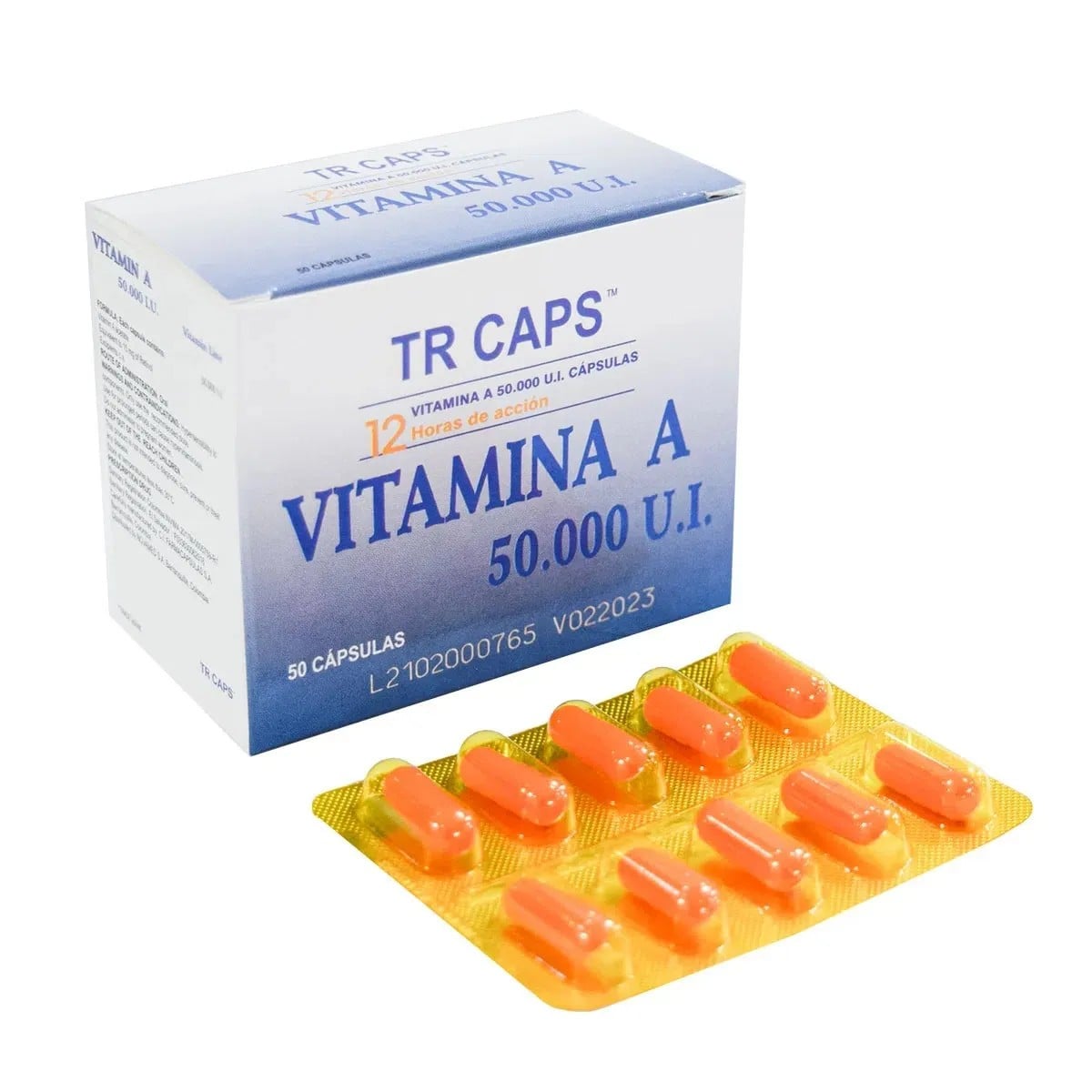 Vitamina A 50.000 U.I Novamed Caja x 50 Cápsulas