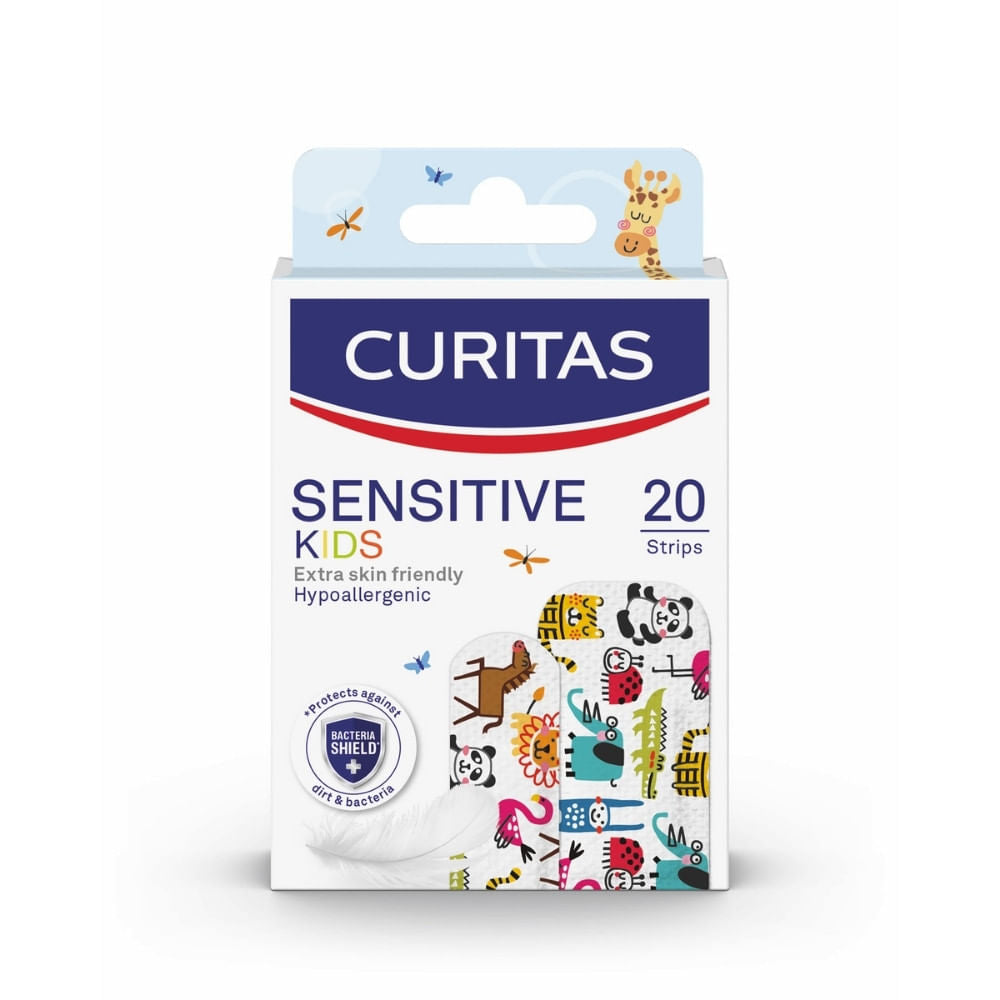 Curitas para Niños Kids Animal Sensitive Caja x 20 und