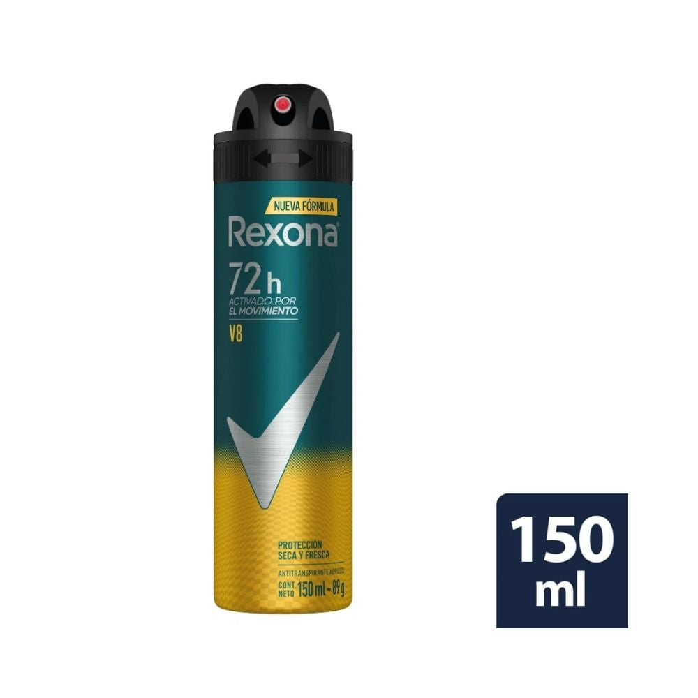 DESODORANTE REXONA MEN V8 SPRAY 90 ML