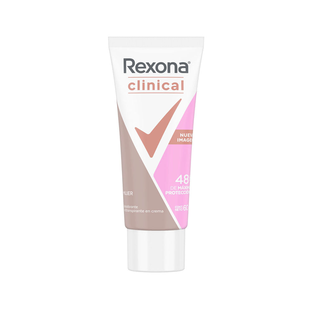 Desodorante Mujer Rexona Clinical 48h Crema Tubo x 60 gr
