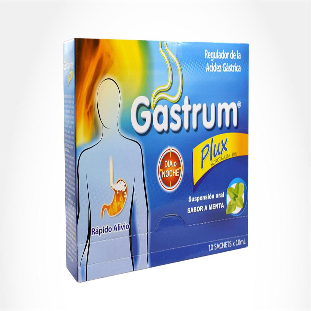 Gastrum Plux Hidrotalcita 10% 10 ml Lafrancol Caja x 10 Sachets
