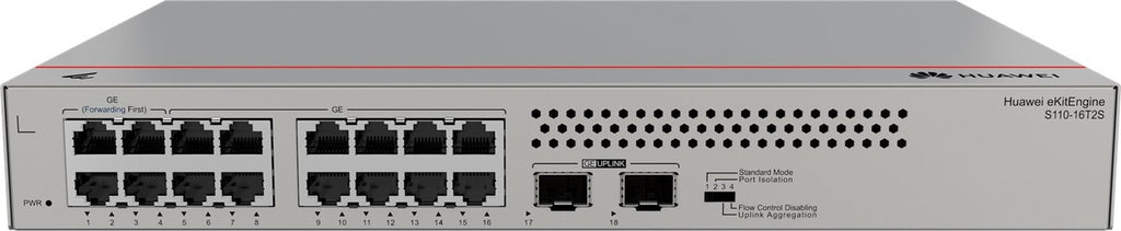 Switch Huawei eKitEngine No Admin 16 Puertos 10/100/1000 Mbps 2 SFP