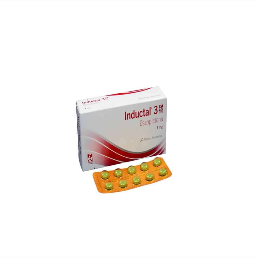 Inductal 3 Eszopiclona 3 mg Siegfried Caja x 30 Tabletas