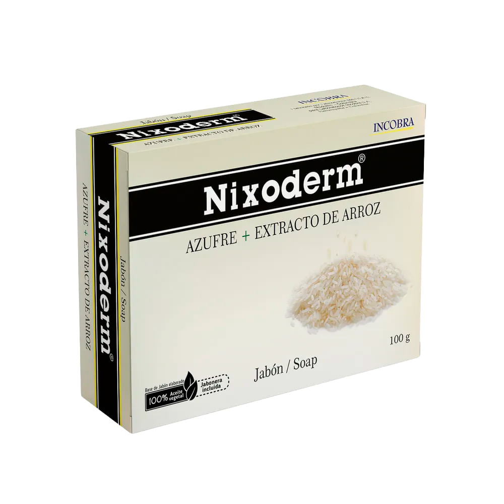 Jabon Nixoderm Azufre Barra x 100G