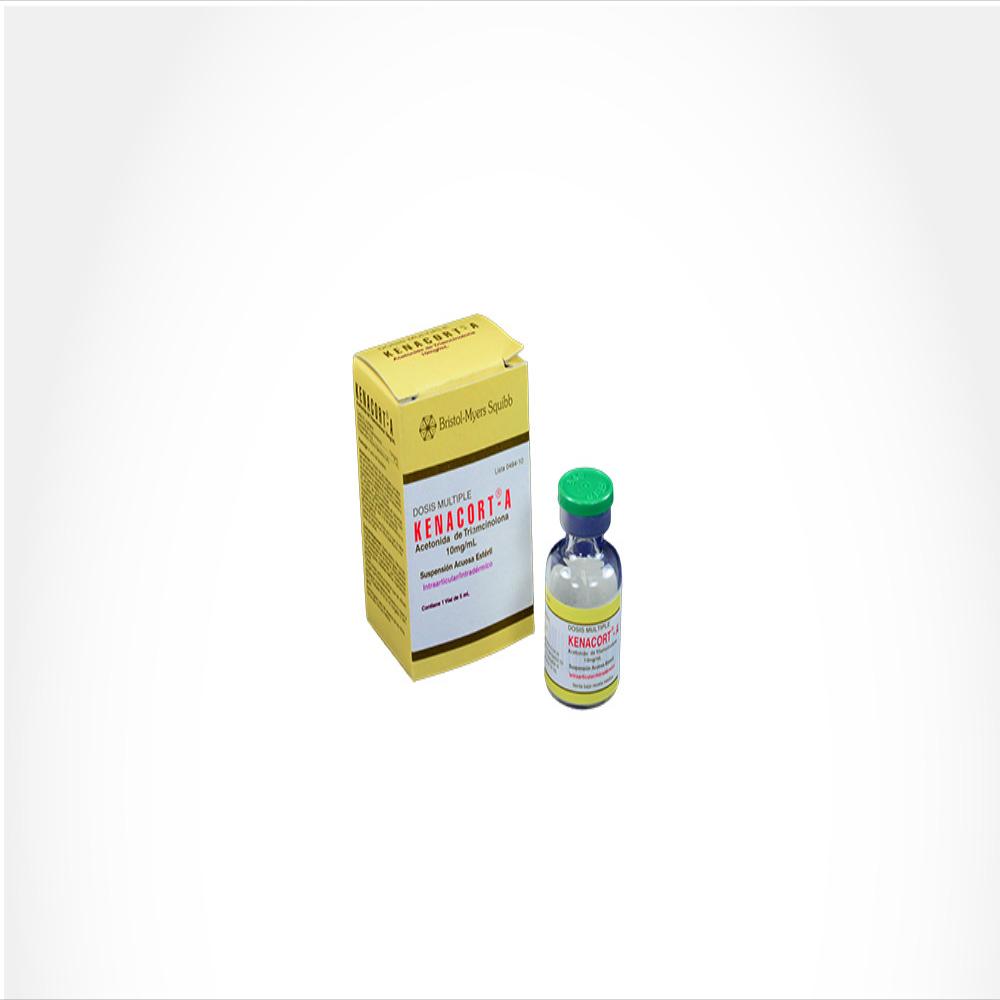 Kenacort A Triamcinolona 10 mg Bristol-Myers Caja x 1 Vial