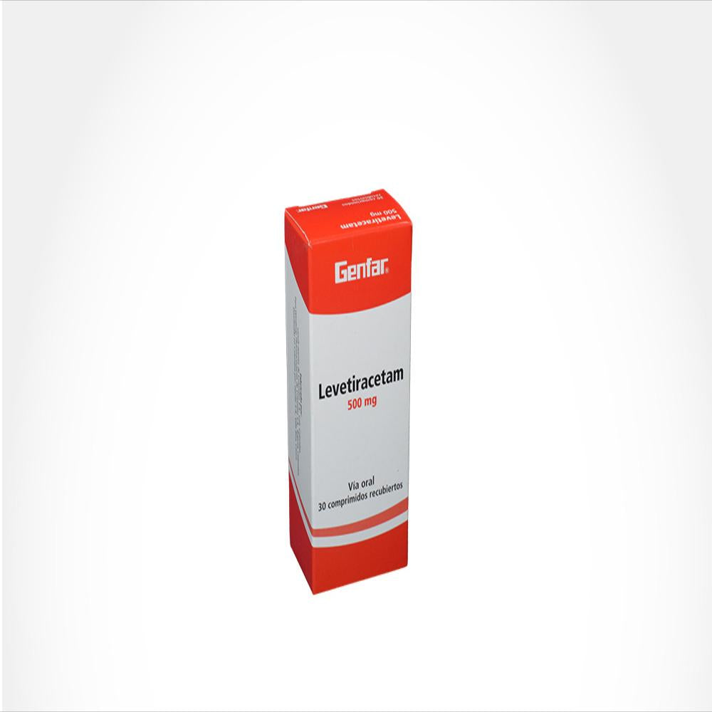 Levetiracetam Genfar 500 mg Caja x 30 Comprimidos