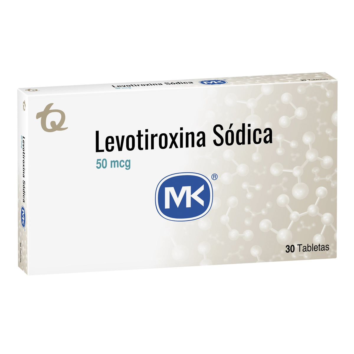 Levotiroxina Sódica 50 Mcg MK Caja x 30 Tabletas