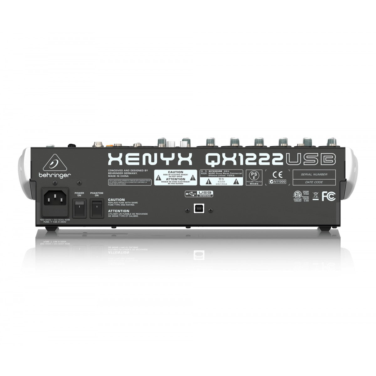 Mezclador análogo X1222USB Behringer Xenyx 6 entradas