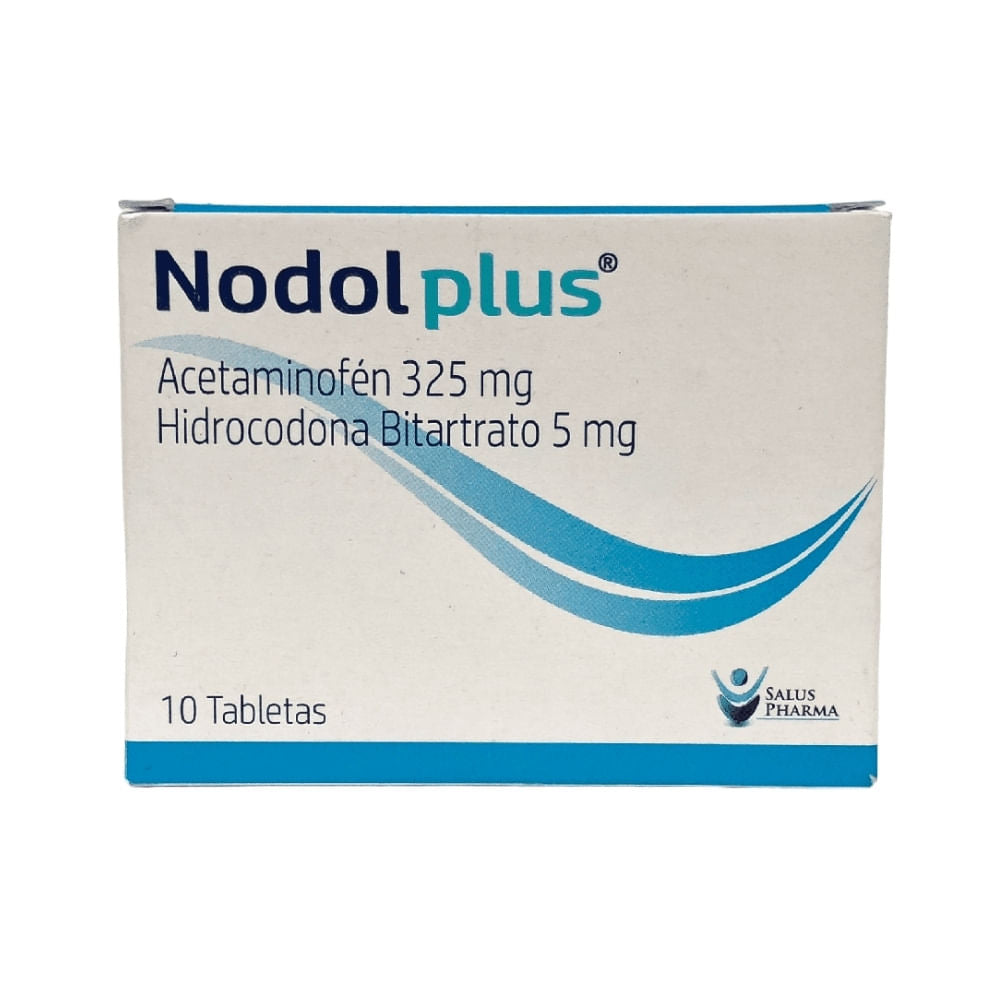 NODOL PLUS TABLETAS 325MG/5MG - CAJA X 10 UNDS