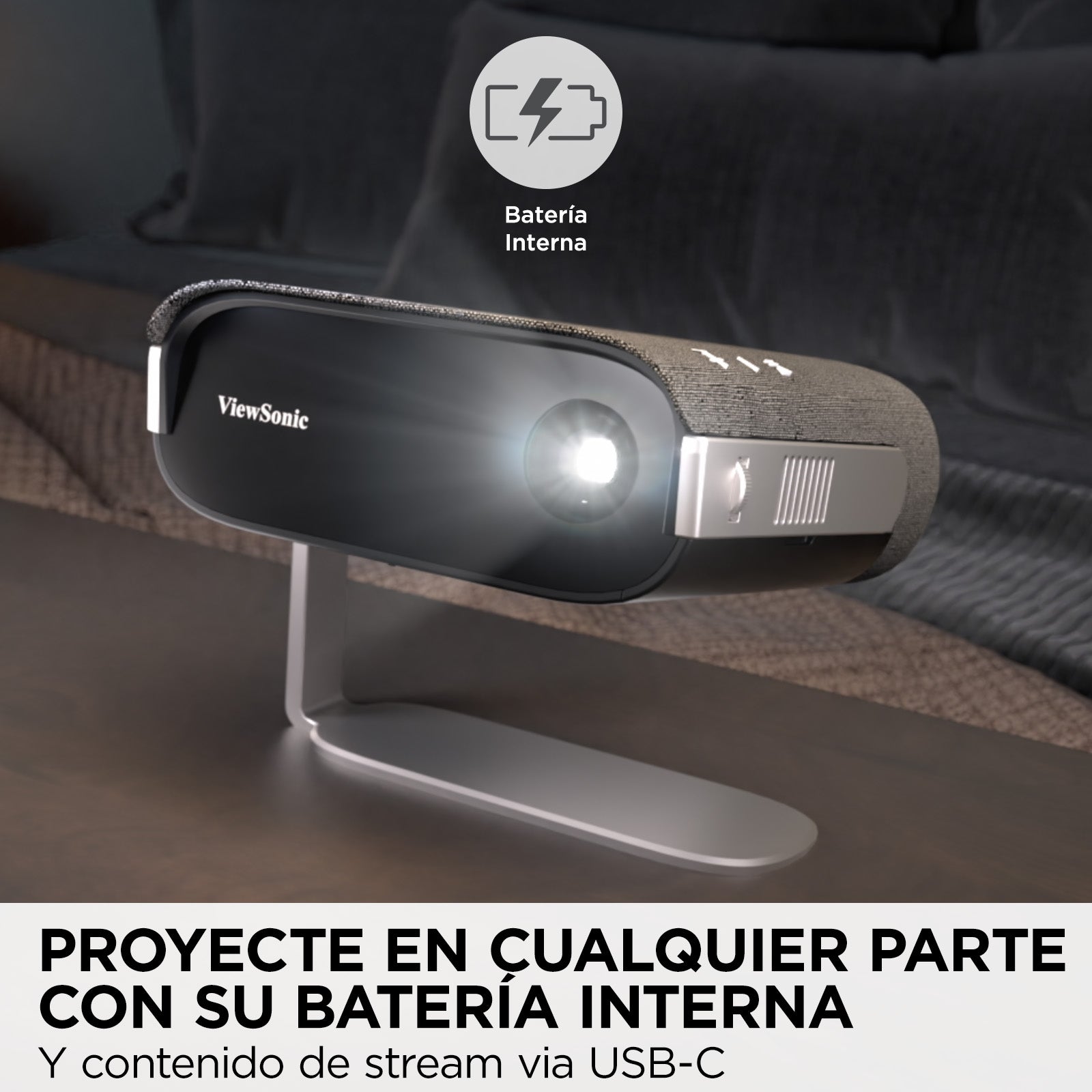 Proyector Viewsonic M1X de corto alcance LED WVGA Negro