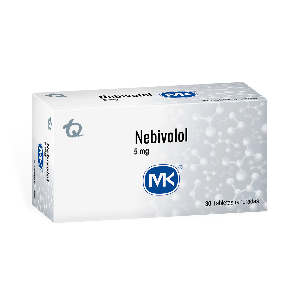 Nebivolol MK 5 mg Caja x 30 Tabletas