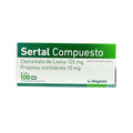 Sertal Compuesto Caja x 100 Comprimidos ( CLONIXINATO+PROPINOX 125/10MG )