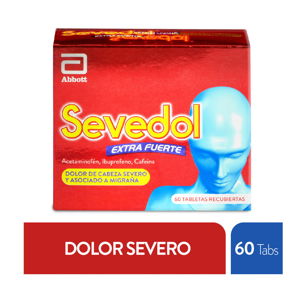 Sevedol Extra Fuerte Caja x 60 Tabletas