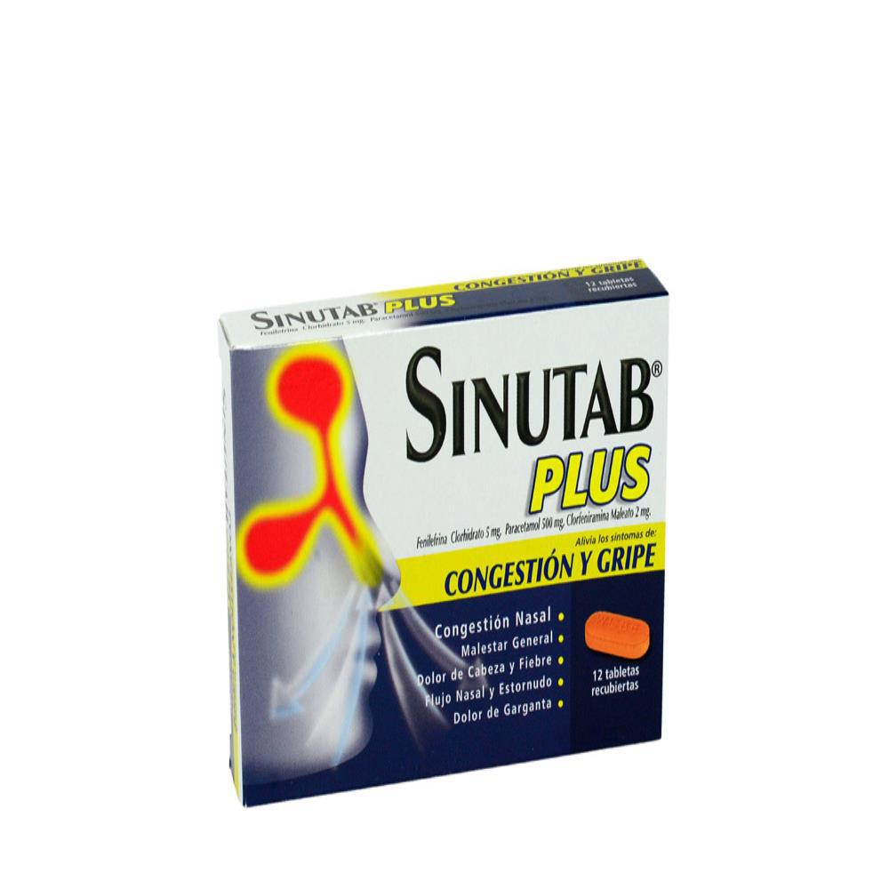 Antigripal Sinutab Plus X 12 Und
