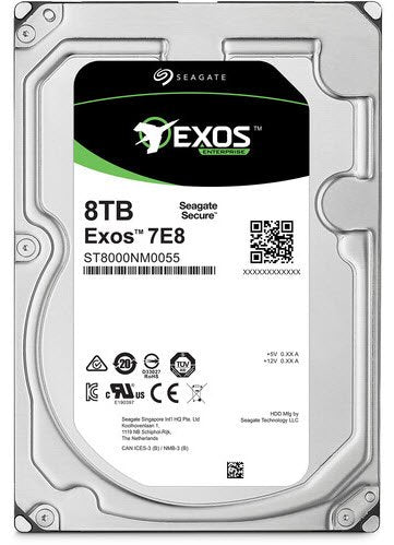 Disco duro 3.5" 8TB Seagate Sata III 5900RPM para video vigilancia 24/7