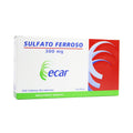 SULFATO FERROSO ECAR TABLETAS 300 MG - CAJA X 250 UNDS
